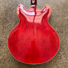 1963 Gibson ES-335TD Semi-Hollow Vintage Electric Guitar with Bigsby Cherry - 12