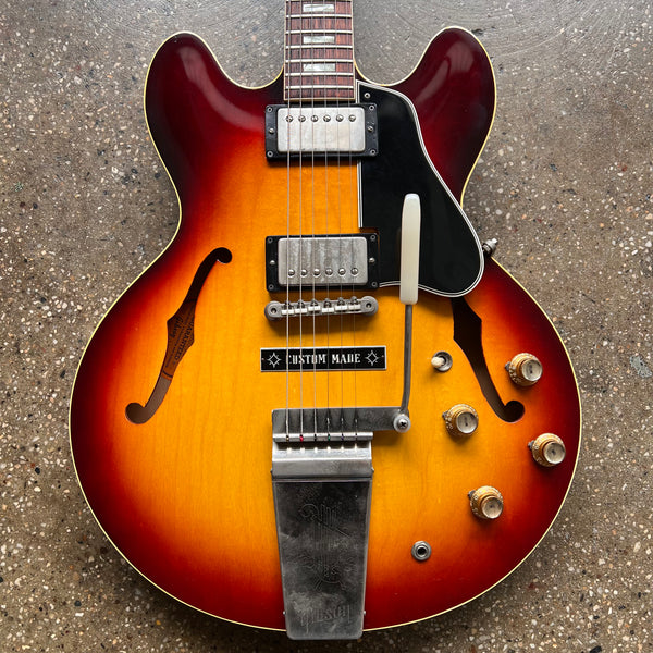1964 Gibson ES-335TD Semi-Hollow Vintage Electric Guitar Sunburst - 1