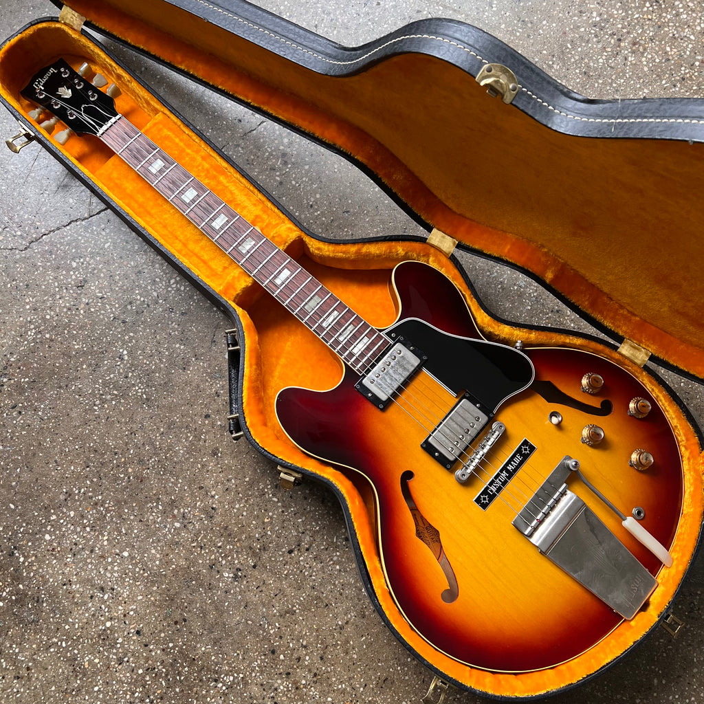 1964 Gibson ES-335TD Semi-Hollow Vintage Electric Guitar Sunburst - 24