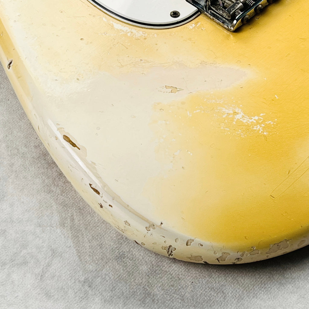 1965 Fender Stratocaster Olympic White Vintage Electric Guitar - 8