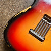 1965 Fender Stratocaster Vintage Electric Guitar Three Tone Sunburst - 19