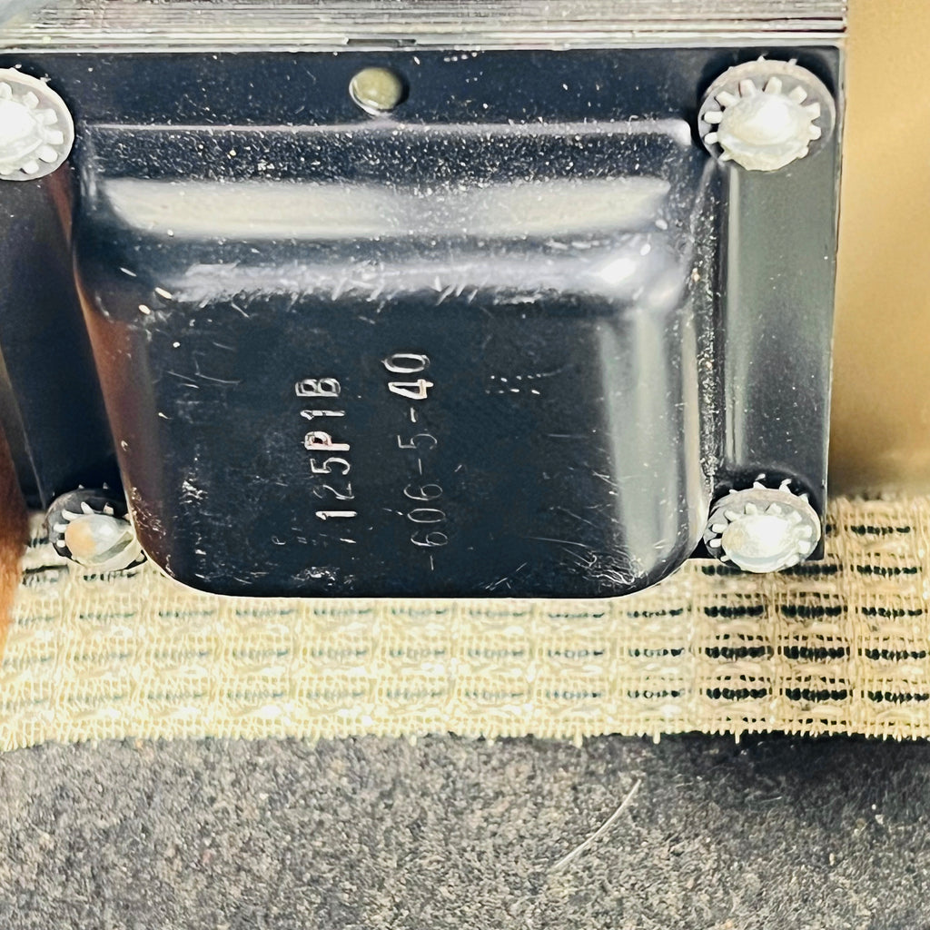 1965 Fender Vibro Champ Amp 1x8" Vintage Guitar Combo Amplifier Black - 15