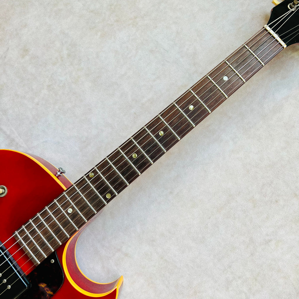 Gibson ES-125TDC 1965 Vintage Hollow Body Electric Guitar - Cherry Sunburst - 12