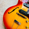 Gibson ES-125TDC 1965 Vintage Hollow Body Electric Guitar - Cherry Sunburst - 4