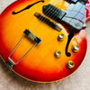 Gibson ES-125TDC 1965 Vintage Hollow Body Electric Guitar - Cherry Sunburst - 5