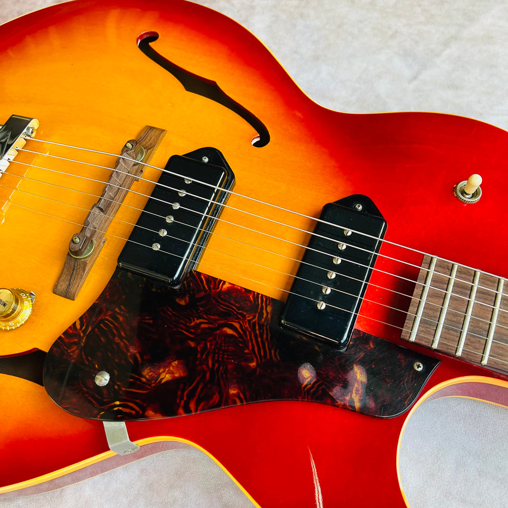 Gibson ES-125TDC 1965 Vintage Hollow Body Electric Guitar - Cherry Sunburst - 7