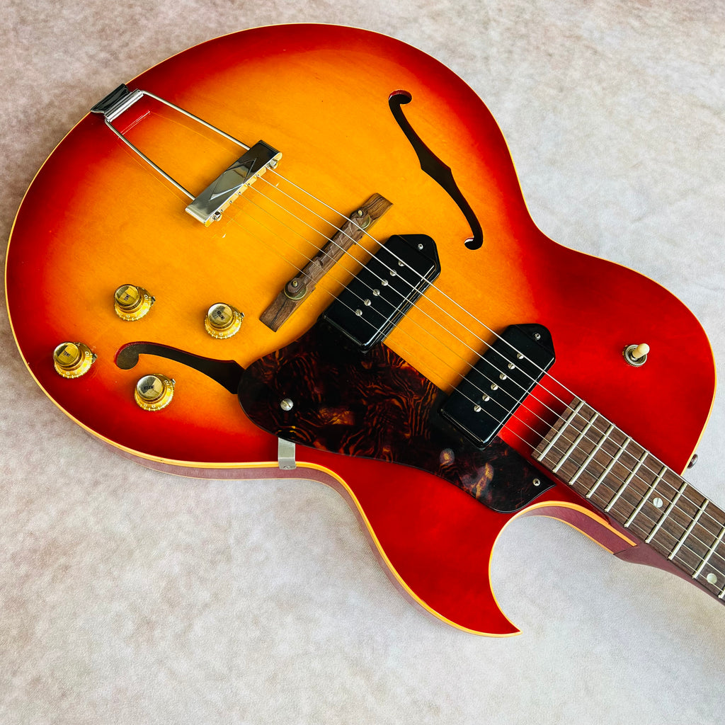 Gibson ES-125TDC 1965 Vintage Hollow Body Electric Guitar - Cherry Sunburst - 9