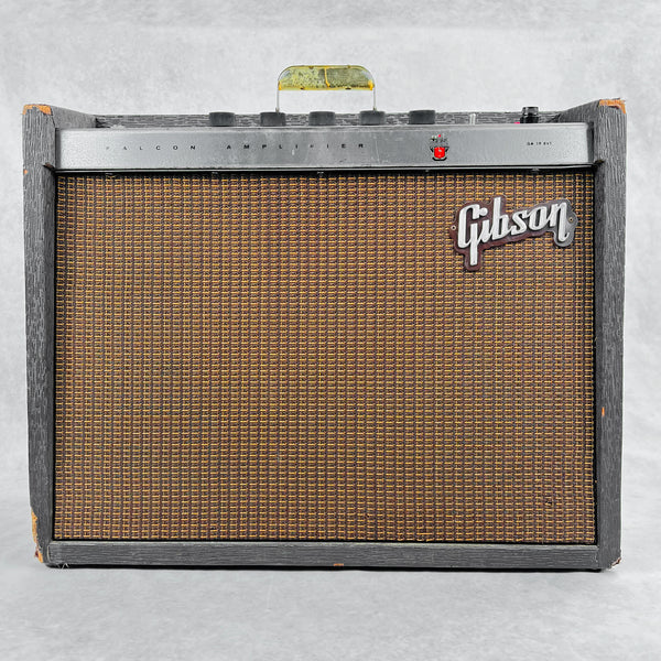 1965 Gibson GA-19RVT Falcon 15-Watt 1x12" Vintage Guitar Combo Tube Amplifier Brown - 1