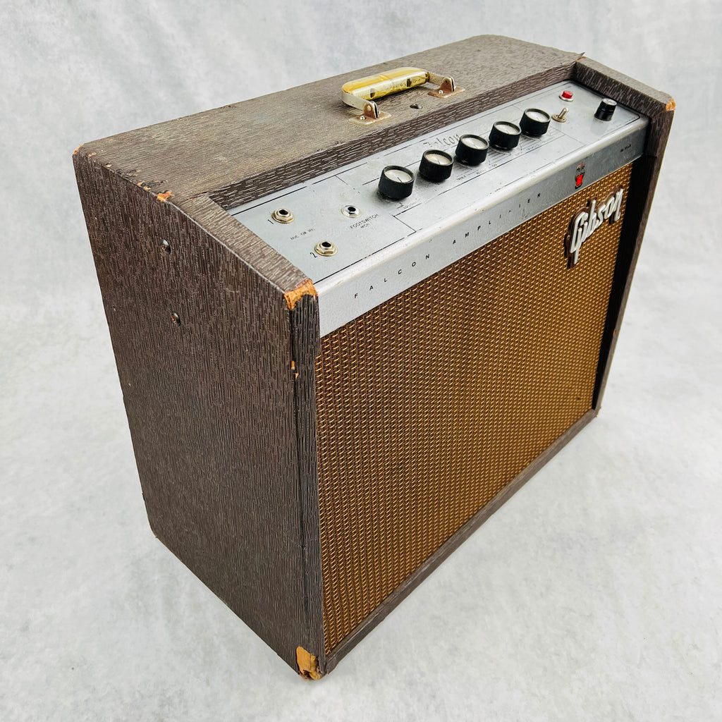 1965 Gibson GA-19RVT Falcon 15-Watt 1x12" Vintage Guitar Combo Tube Amplifier Brown - 3