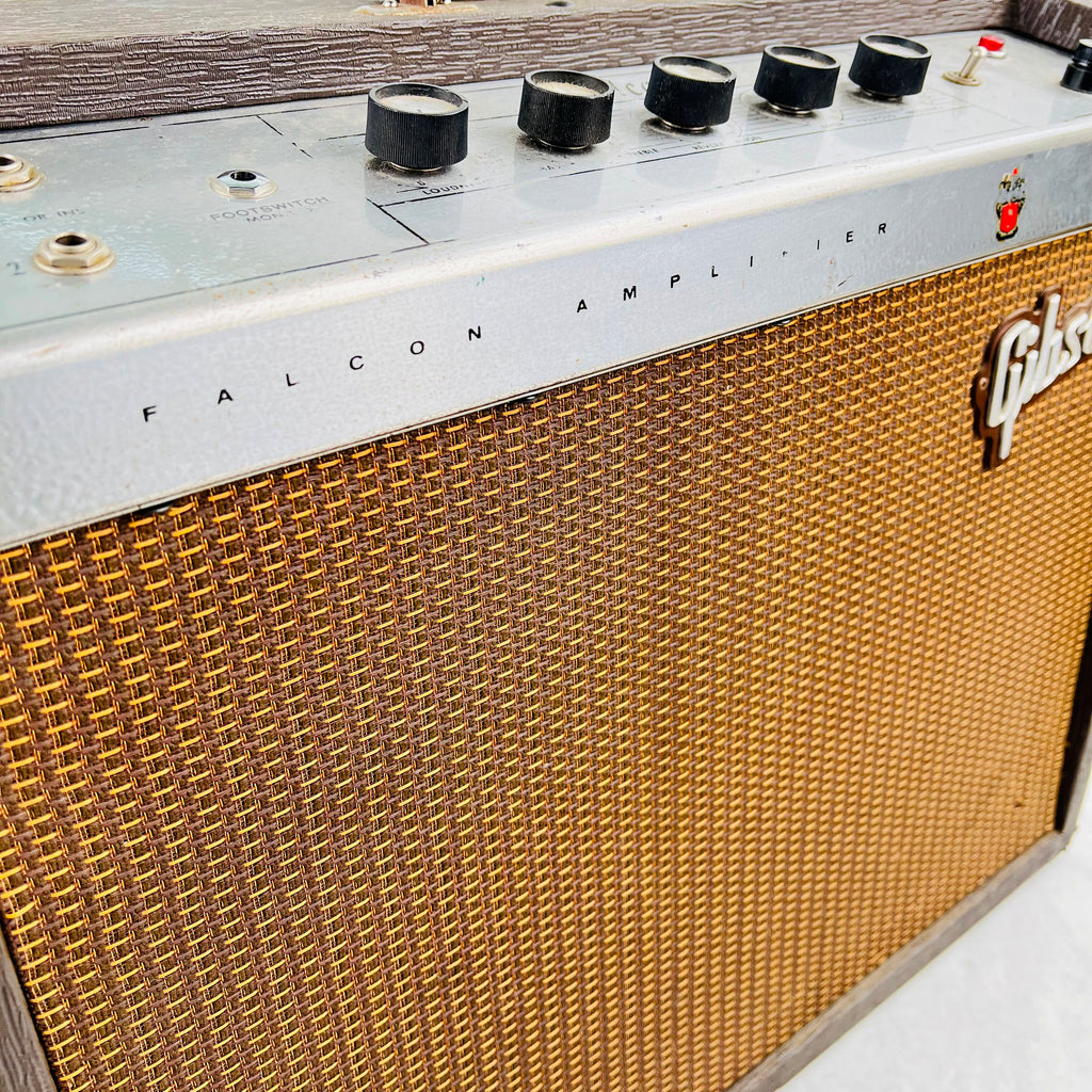 1965 Gibson GA-19RVT Falcon 15-Watt 1x12" Vintage Guitar Combo Tube Amplifier Brown - 7