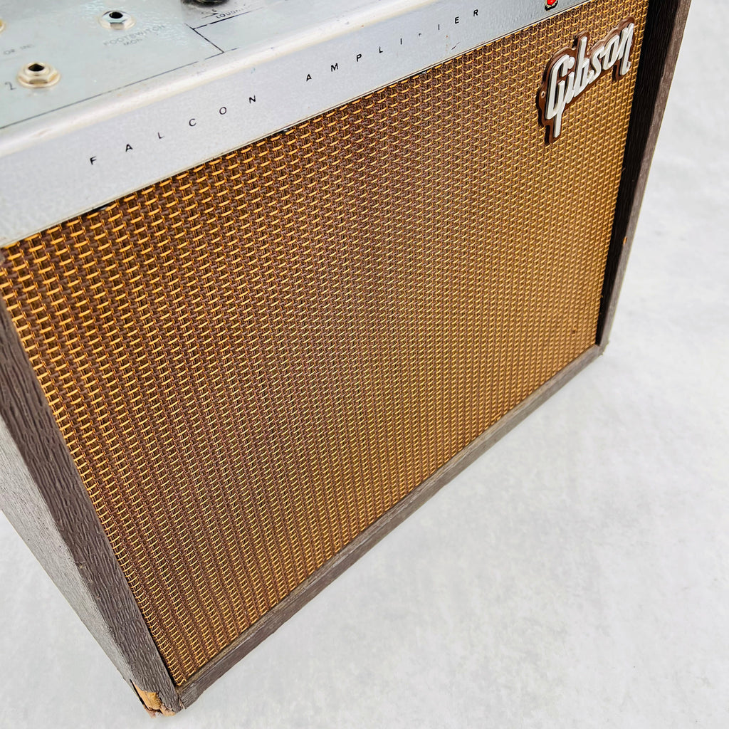 1965 Gibson GA-19RVT Falcon 15-Watt 1x12" Vintage Guitar Combo Tube Amplifier Brown - 8