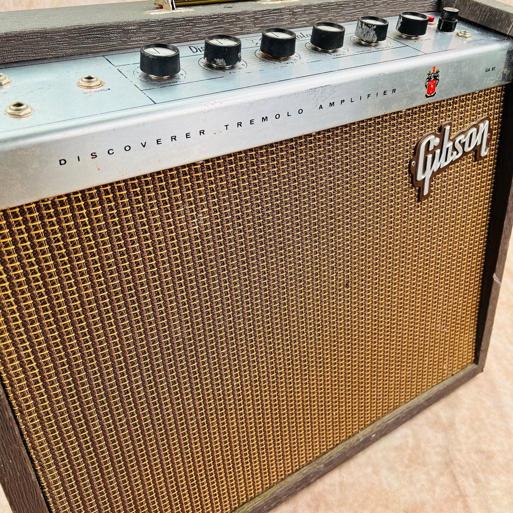 Gibson GA-8T Discoverer Tremolo 1x12" Vintage Guitar Combo Amplifier 1965 - Black - 7