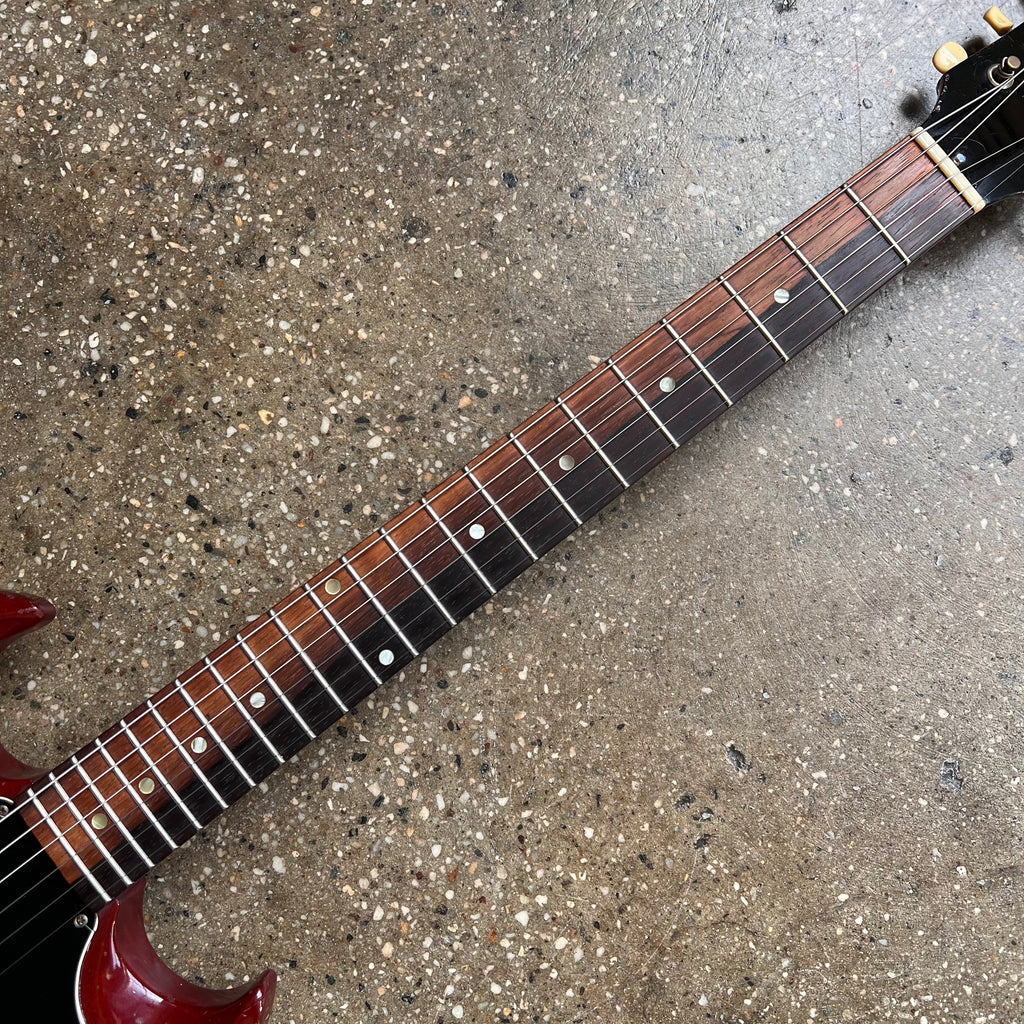 1965 Gibson SG Junior Vintage Electric Guitar Cherry - 8