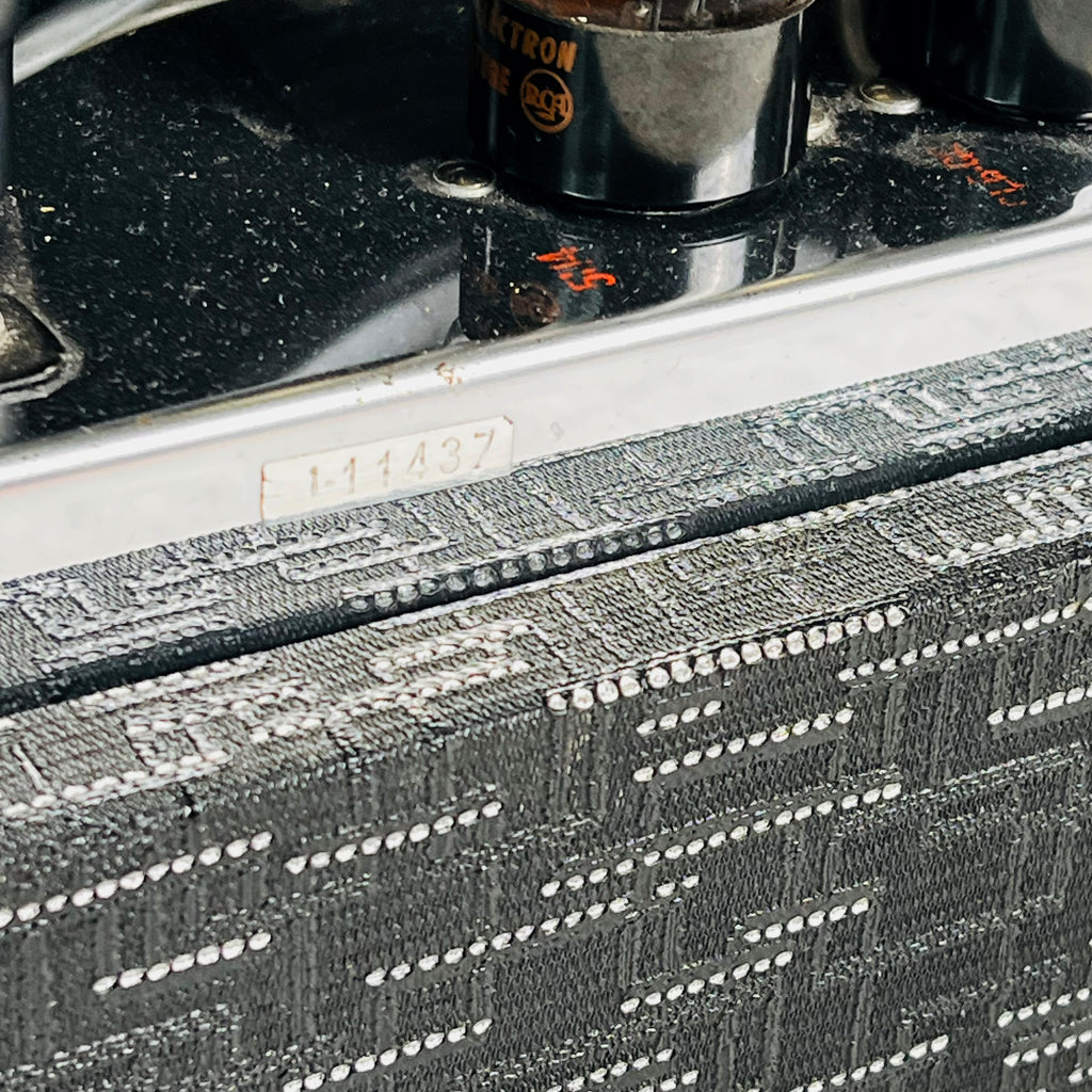 1965 Gretsch 6166 Fury 2x12" 70w Vintage Guitar Combo Amplifier Black - 18