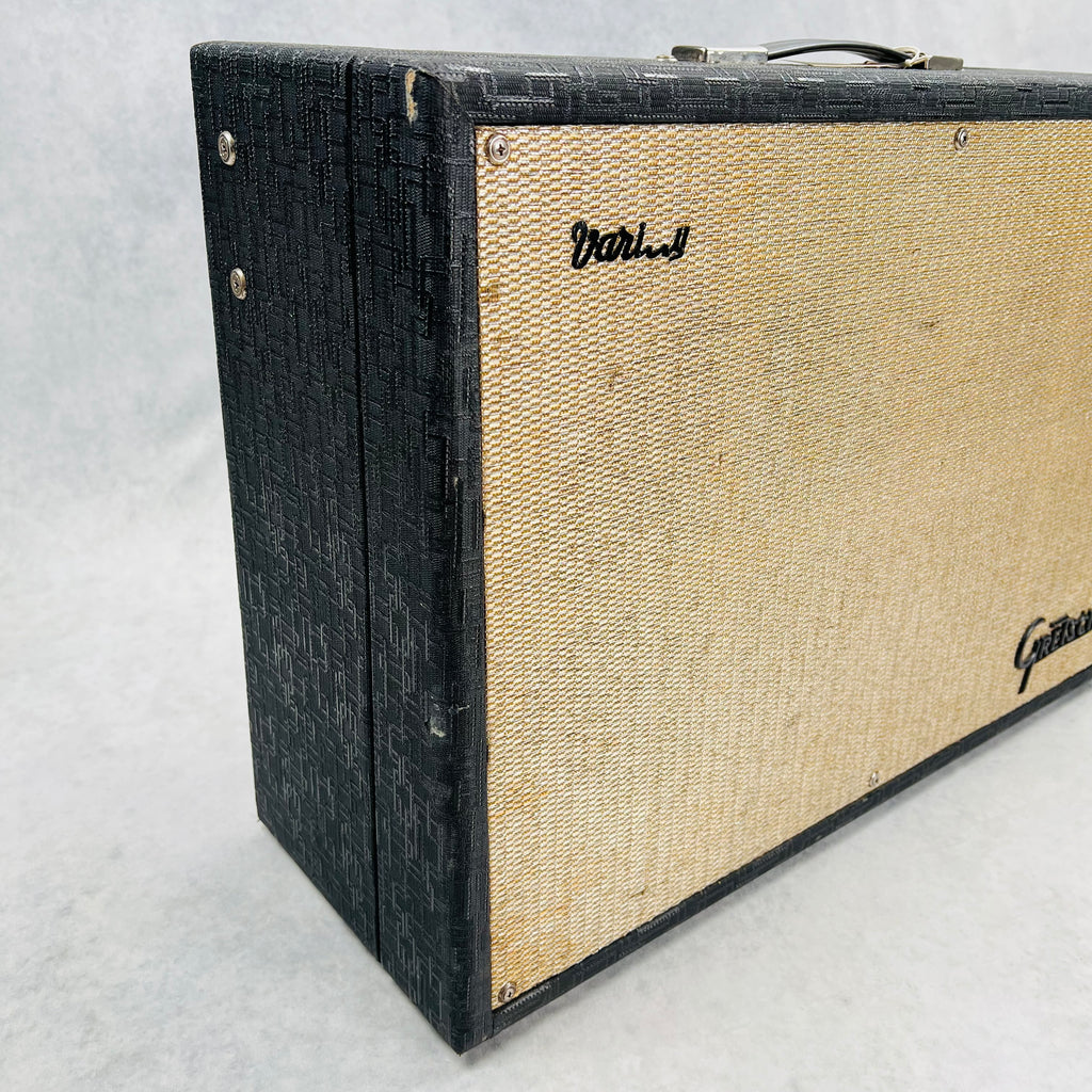 1965 Gretsch 6164 Variety 2x12" 35w Vintage Guitar Combo Amplifier with Tremolo Black - 2