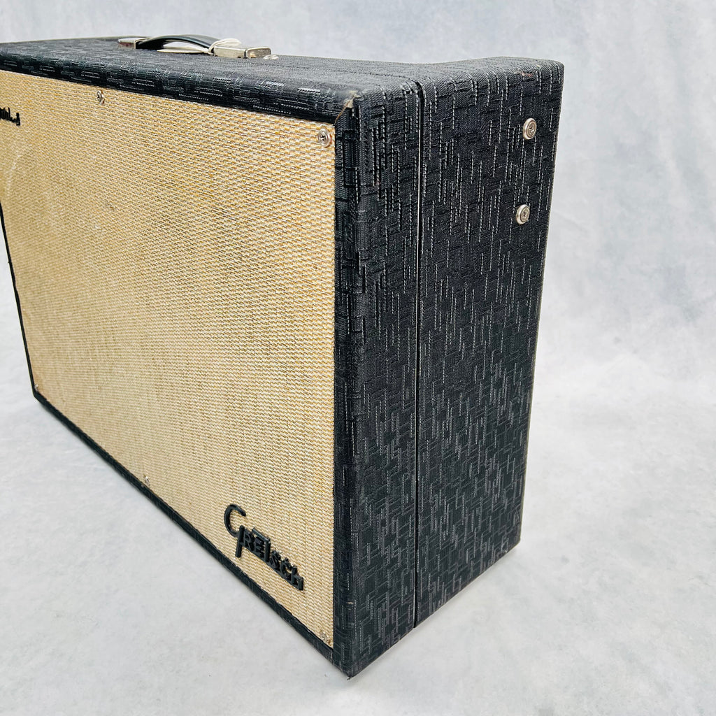 1965 Gretsch 6164 Variety 2x12" 35w Vintage Guitar Combo Amplifier with Tremolo Black - 3