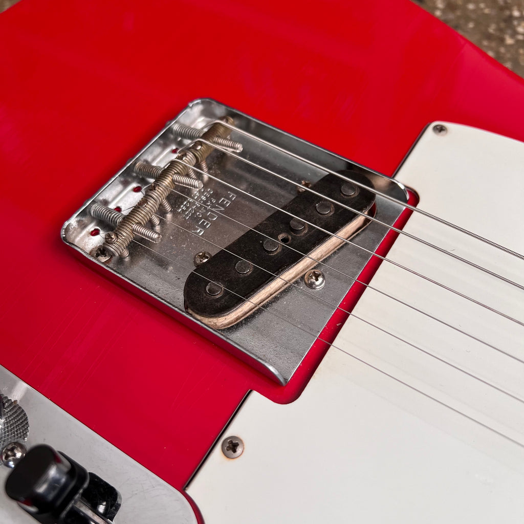 1966 Fender Esquire Vintage Electric Guitar Dakota Red - 11