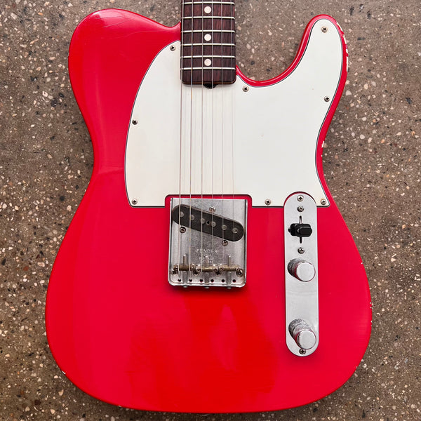 1966 Fender Esquire Vintage Electric Guitar Dakota Red - 1