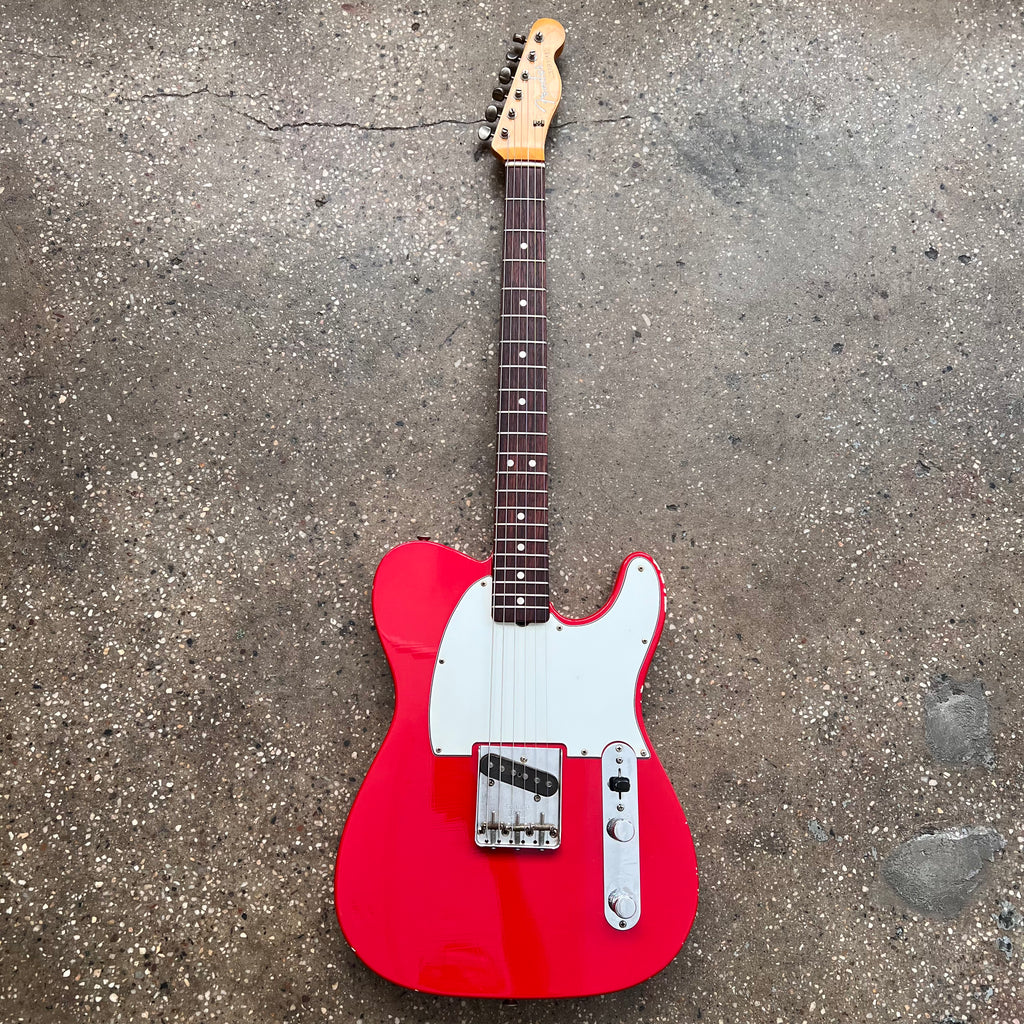 1966 Fender Esquire Vintage Electric Guitar Dakota Red - 2