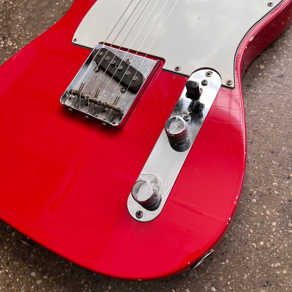 1966 Fender Esquire Vintage Electric Guitar Dakota Red - 5