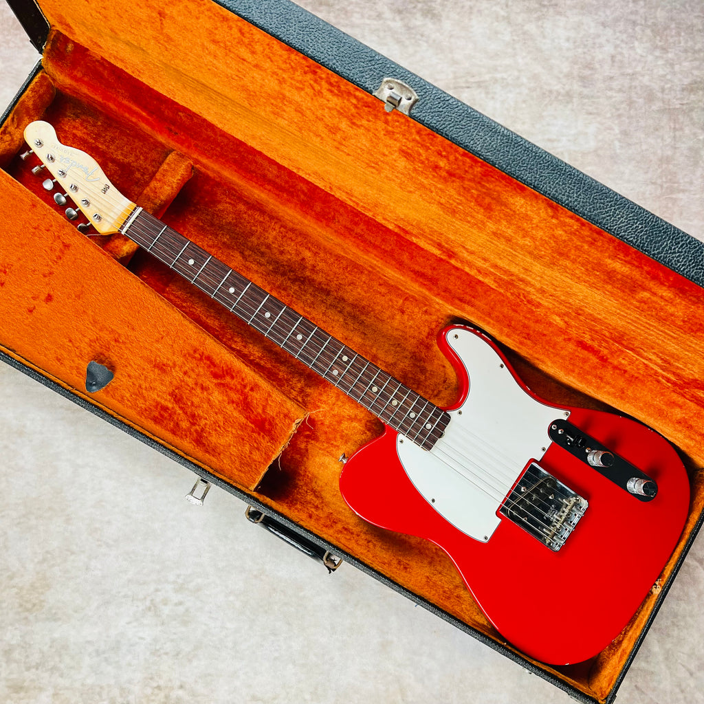 1966 Fender Esquire Vintage Electric Guitar - Dakota Red - 25