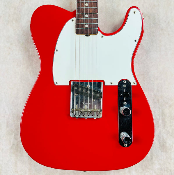 1966 Fender Esquire Vintage Electric Guitar - Dakota Red - 1