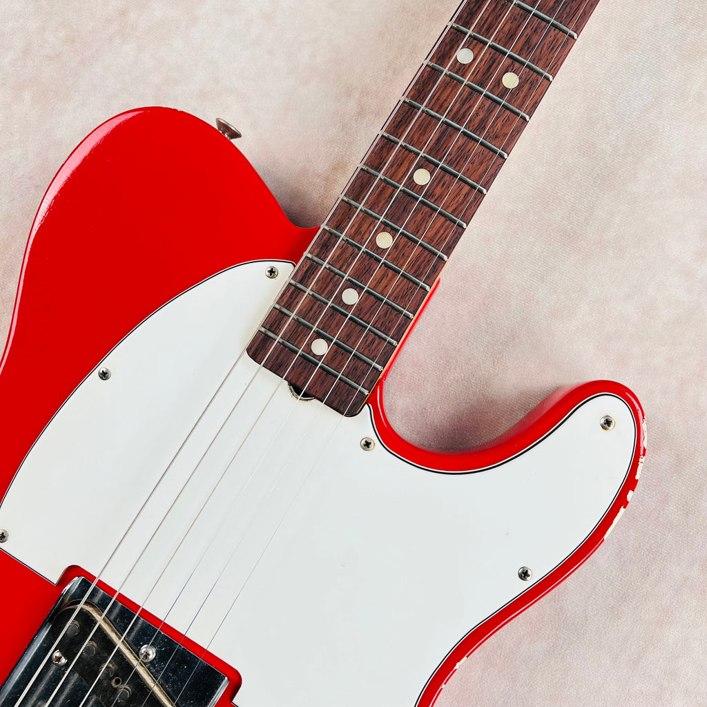 1966 Fender Esquire Vintage Electric Guitar - Dakota Red - 3