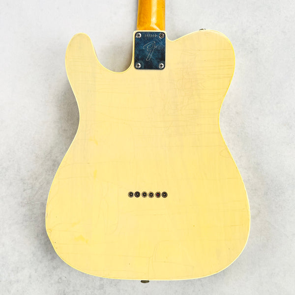 1966 Fender Custom Telecaster Double Bound Vintage Electric Guitar Blonde Refin - 16