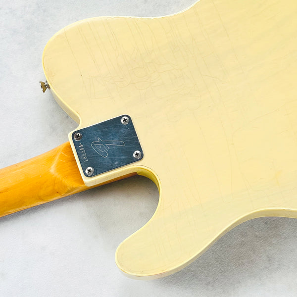 1966 Fender Custom Telecaster Double Bound Vintage Electric Guitar Blonde Refin - 19