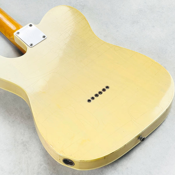 1966 Fender Custom Telecaster Double Bound Vintage Electric Guitar Blonde Refin - 20