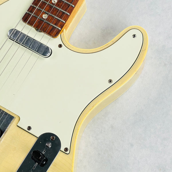 1966 Fender Custom Telecaster Double Bound Vintage Electric Guitar Blonde Refin - 6