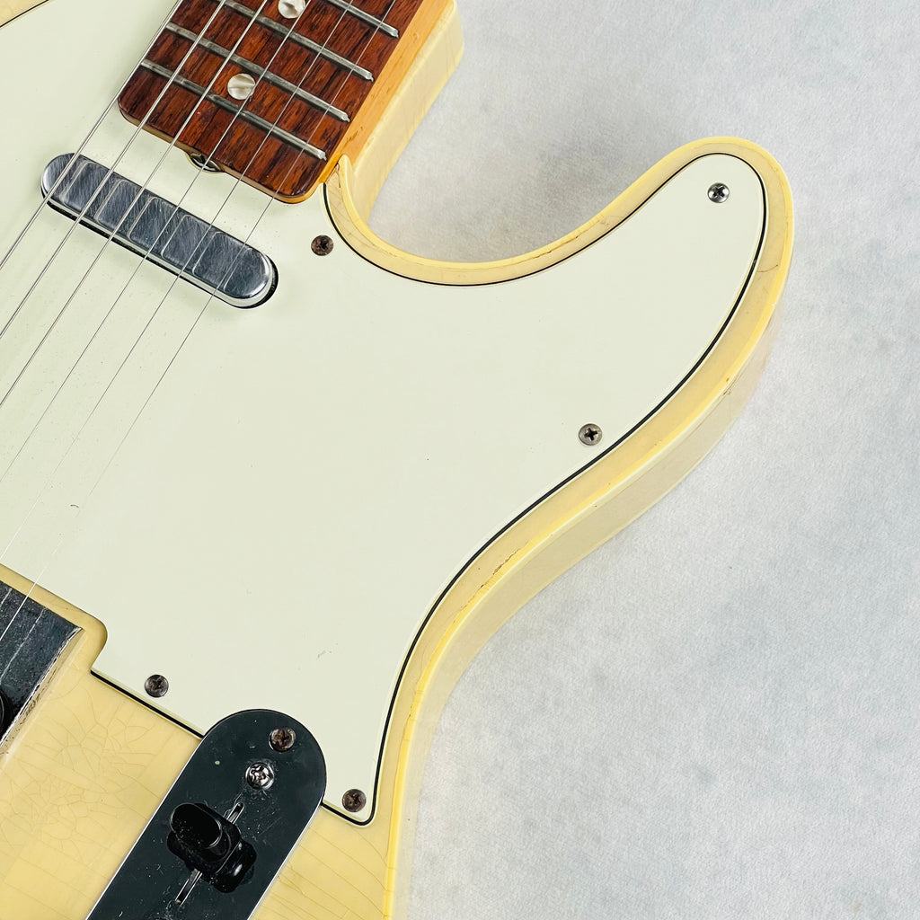1966 Fender Custom Telecaster Double Bound Vintage Electric Guitar Blonde Refin - 6