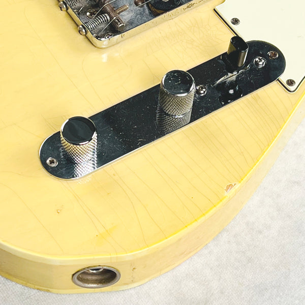 1966 Fender Custom Telecaster Double Bound Vintage Electric Guitar Blonde Refin - 8