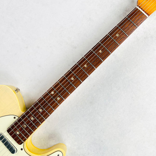 1966 Fender Custom Telecaster Double Bound Vintage Electric Guitar Blonde Refin - 14