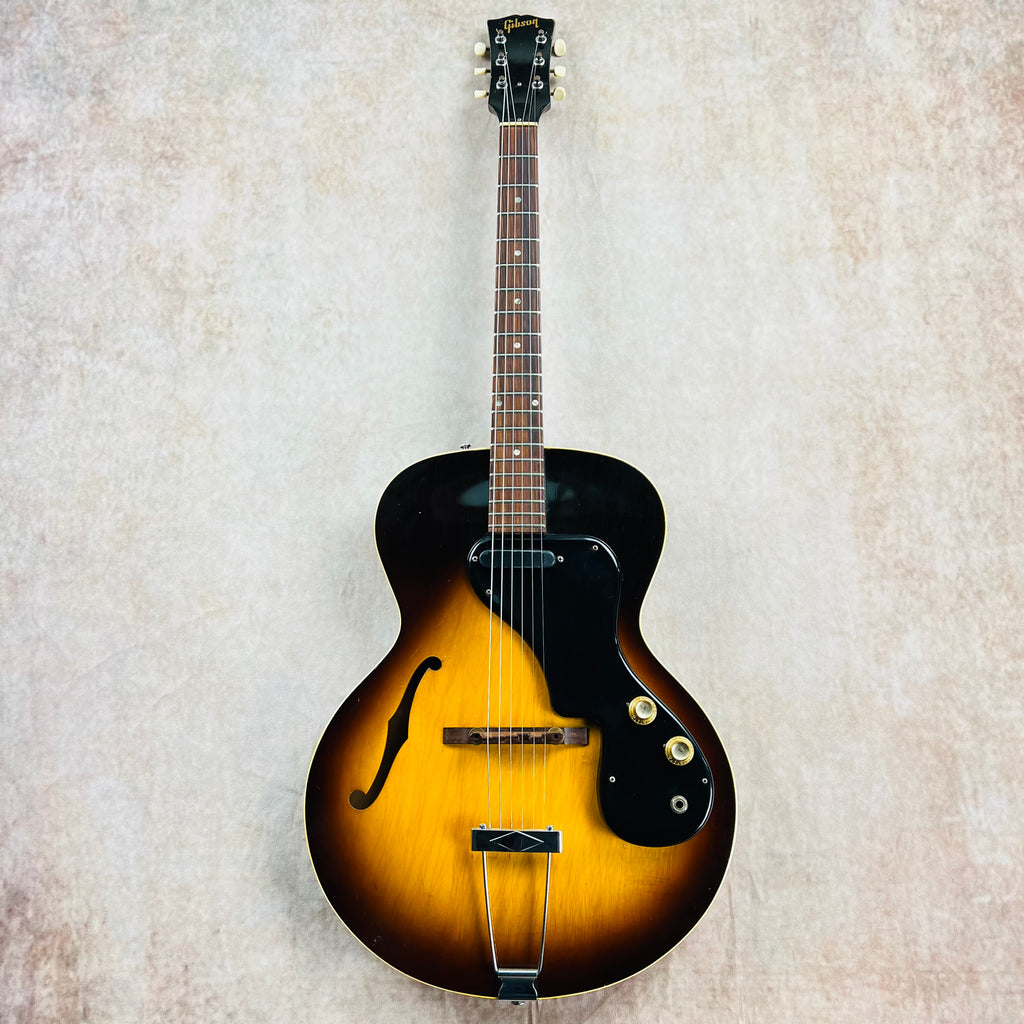 1966 Gibson ES-120T Thinline Hollow Body Vintage Electric Guitar - Sunburst - 2