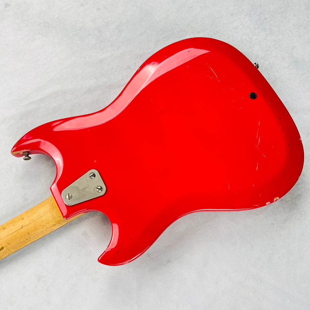 1966 Hagstrom II F-200 Vintage Electric Guitar - Red - 14