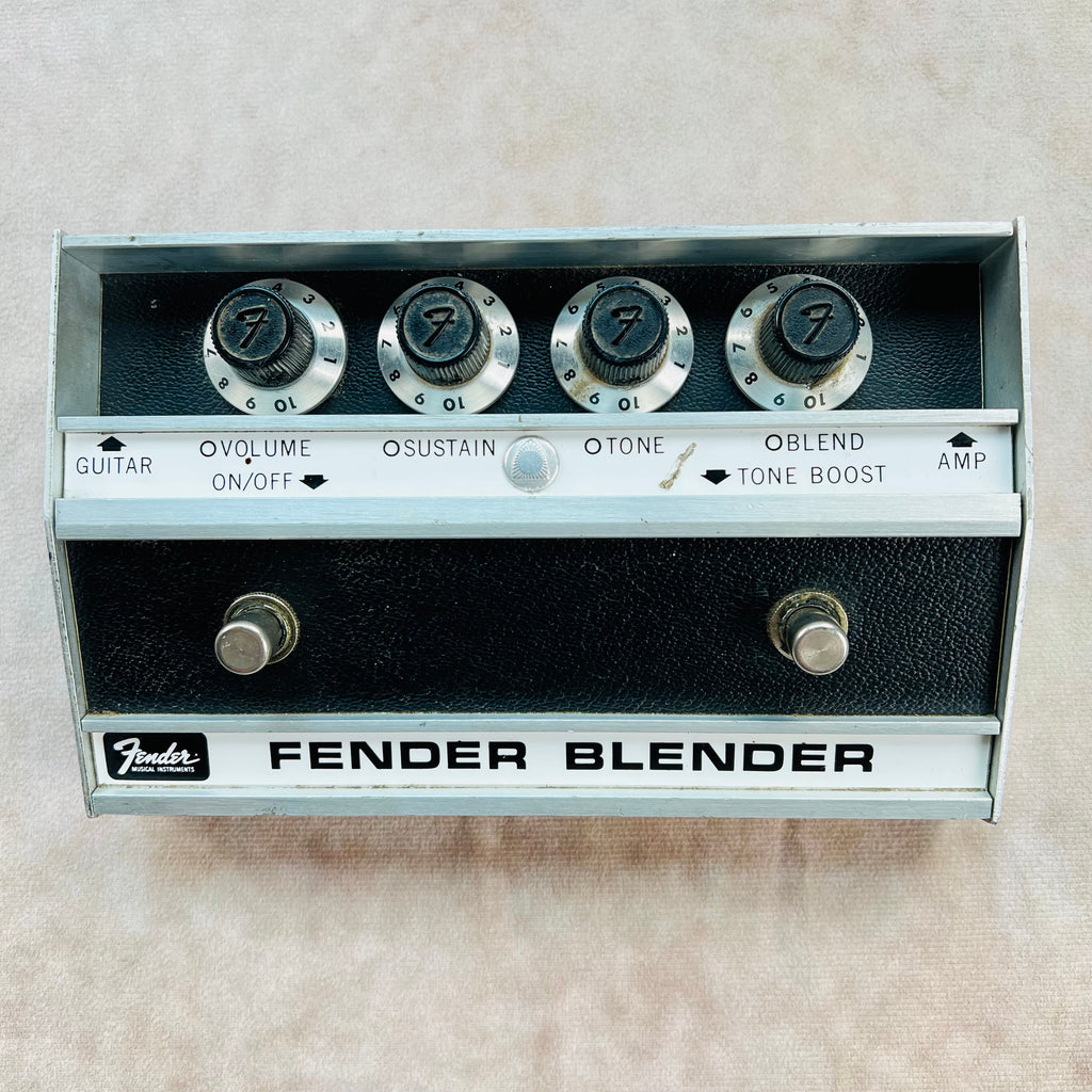 fuzz effect pedal Fender Blender Fuzz Pedal 1968 - Silver