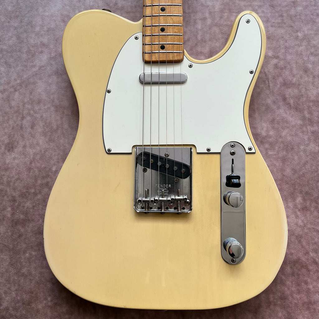 1968 Fender Telecaster Blonde Vintage Electric Guitar Maple Fretboard - 1