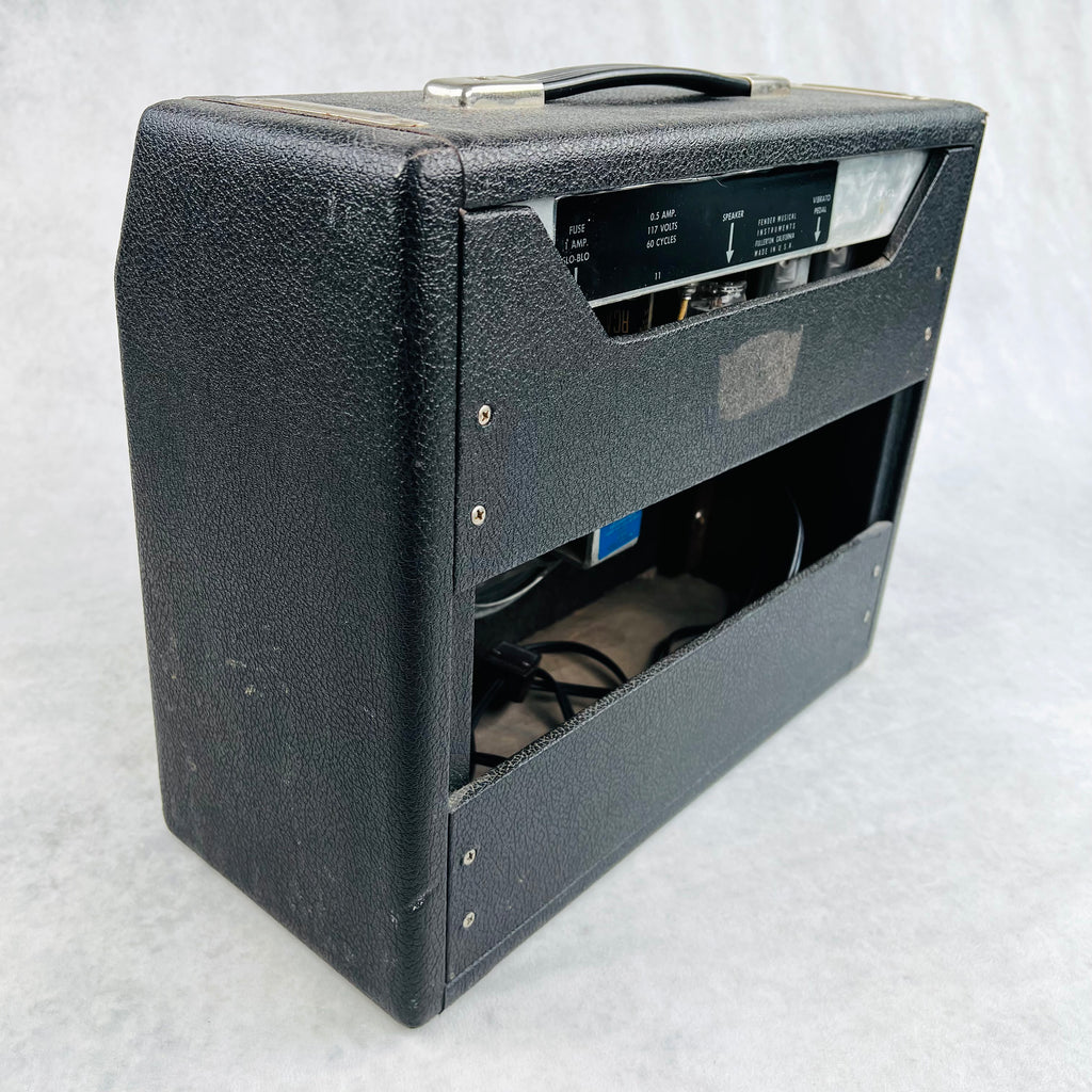 1968 Fender Vibro Champ Amplifier Drip Edge - Black - 12
