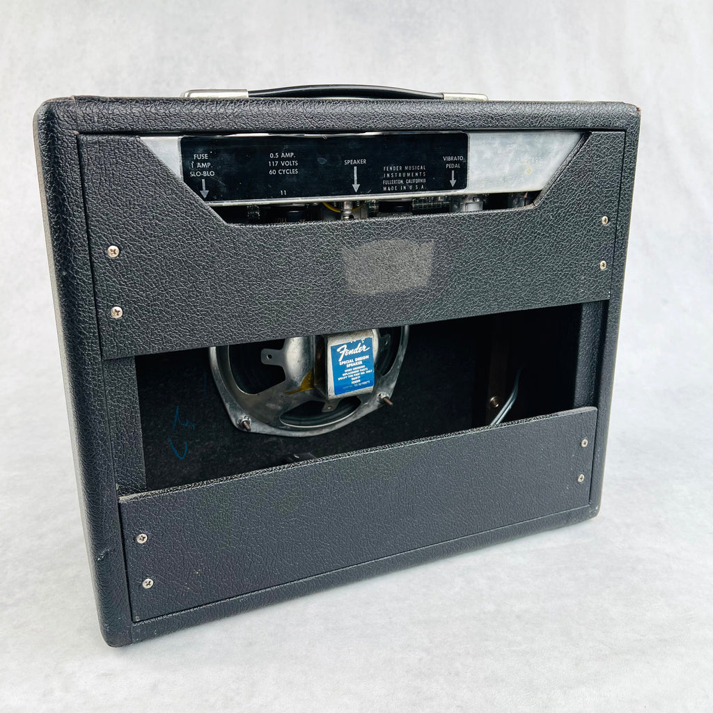 1968 Fender Vibro Champ Amplifier Drip Edge - Black - 13