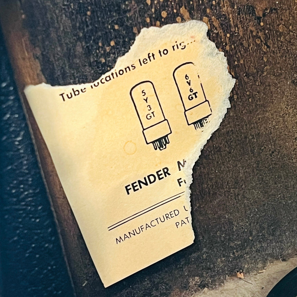 1968 Fender Vibro Champ Amplifier Drip Edge - Black - 19