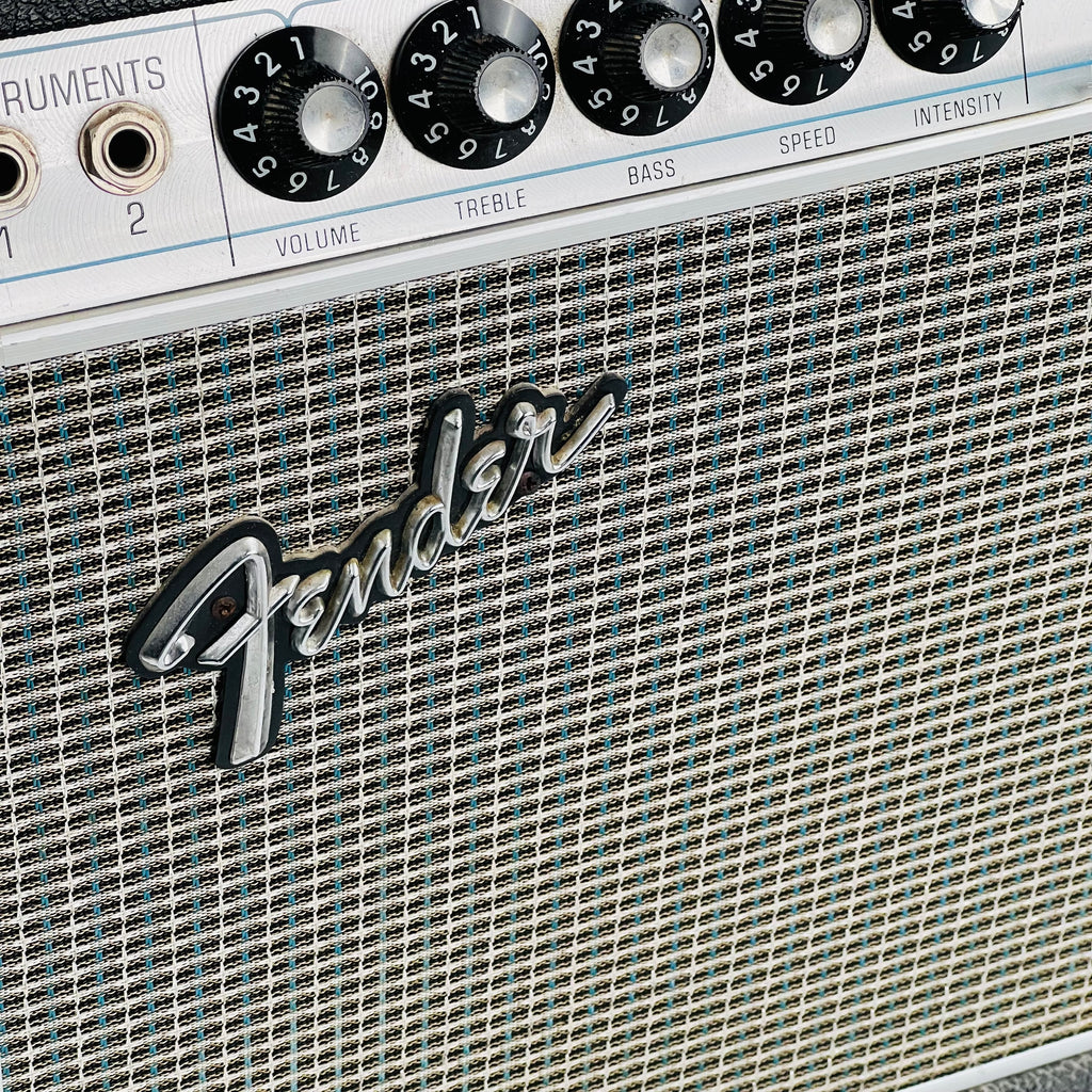 1968 Fender Vibro Champ Amplifier Drip Edge - Black - 7