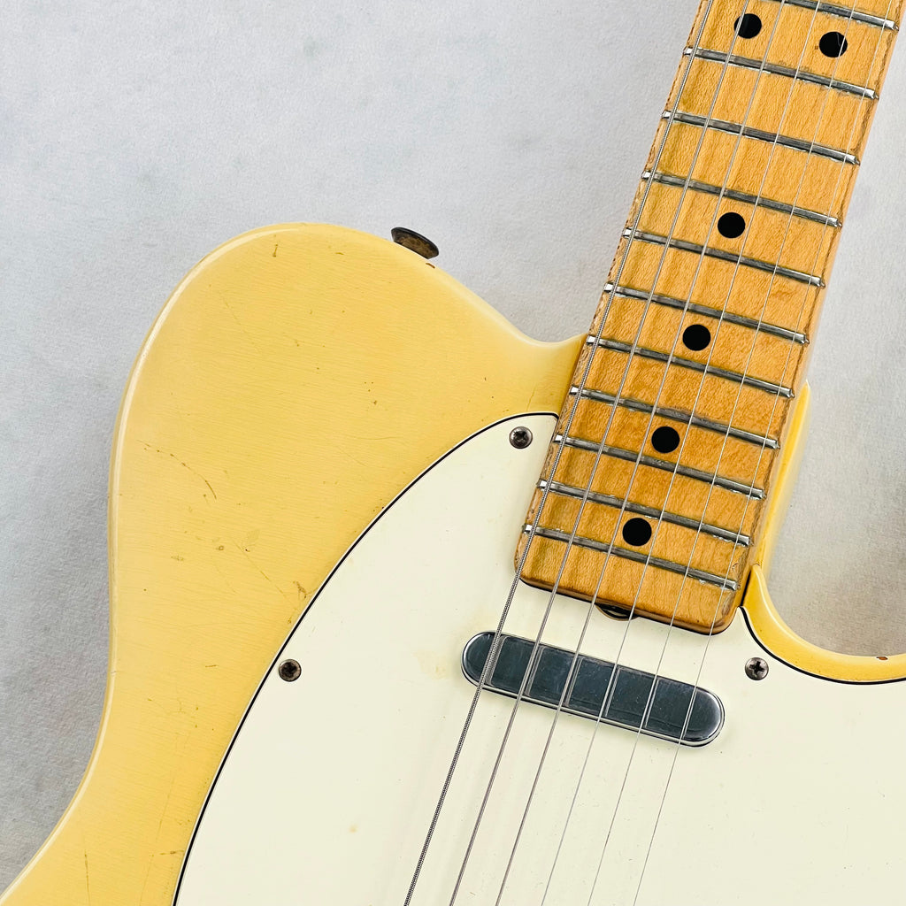 1969 Fender Telecaster Blonde Vintage Electric Guitar - 3