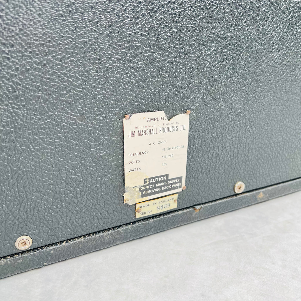 1969 Marshall Popular 1930 2x10" Combo Vintage Guitar Amplifier - Black - 12