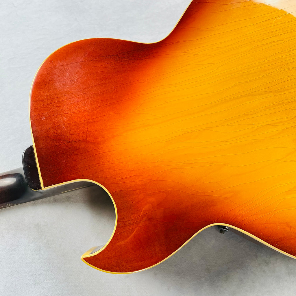 1970 Gibson ES-175D Vintage Hollow Body Electric Guitar Cherry Sunburst - 15