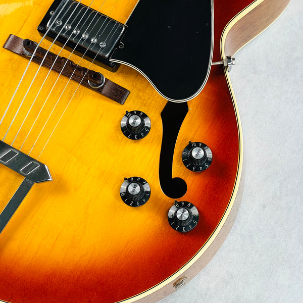1970 Gibson ES-175D Vintage Hollow Body Electric Guitar Cherry Sunburst - 6