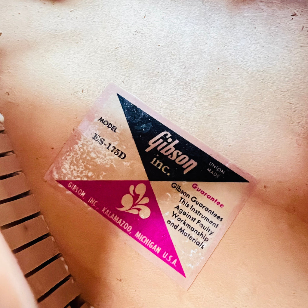 1970 Gibson ES-175D Vintage Hollow Body Electric Guitar Cherry Sunburst - 9