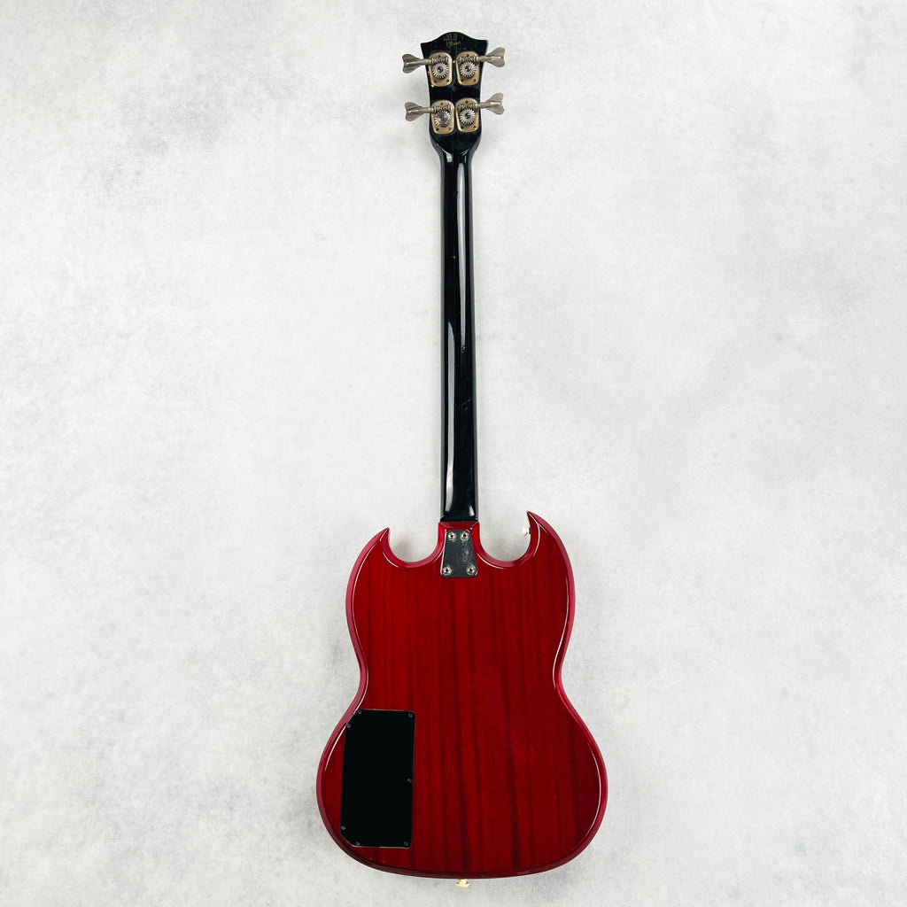 1970s Hofner Model 187 4-String Vintage Electric Bass Guitar - Cherry - 11