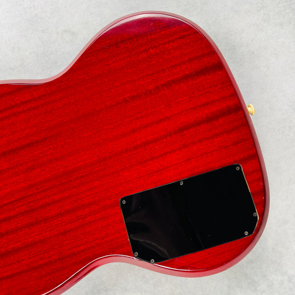 1970s Hofner Model 187 4-String Vintage Electric Bass Guitar - Cherry - 12