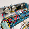 1970s Foxx Tone Machine Octave Fuzz Vintage Guitar Effects Pedal Blue Velvet - 8
